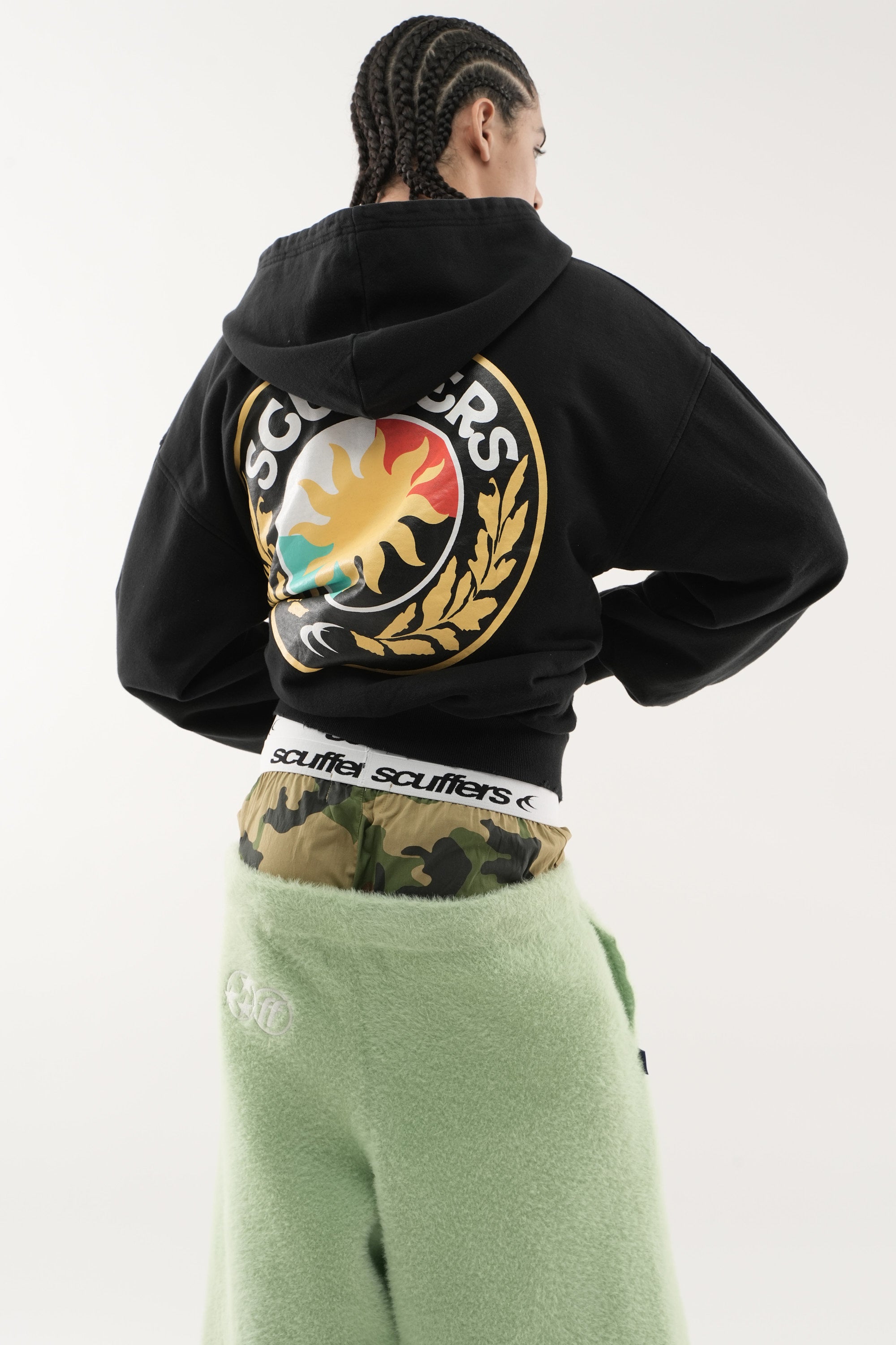 Champ Black Zipped Hoodie