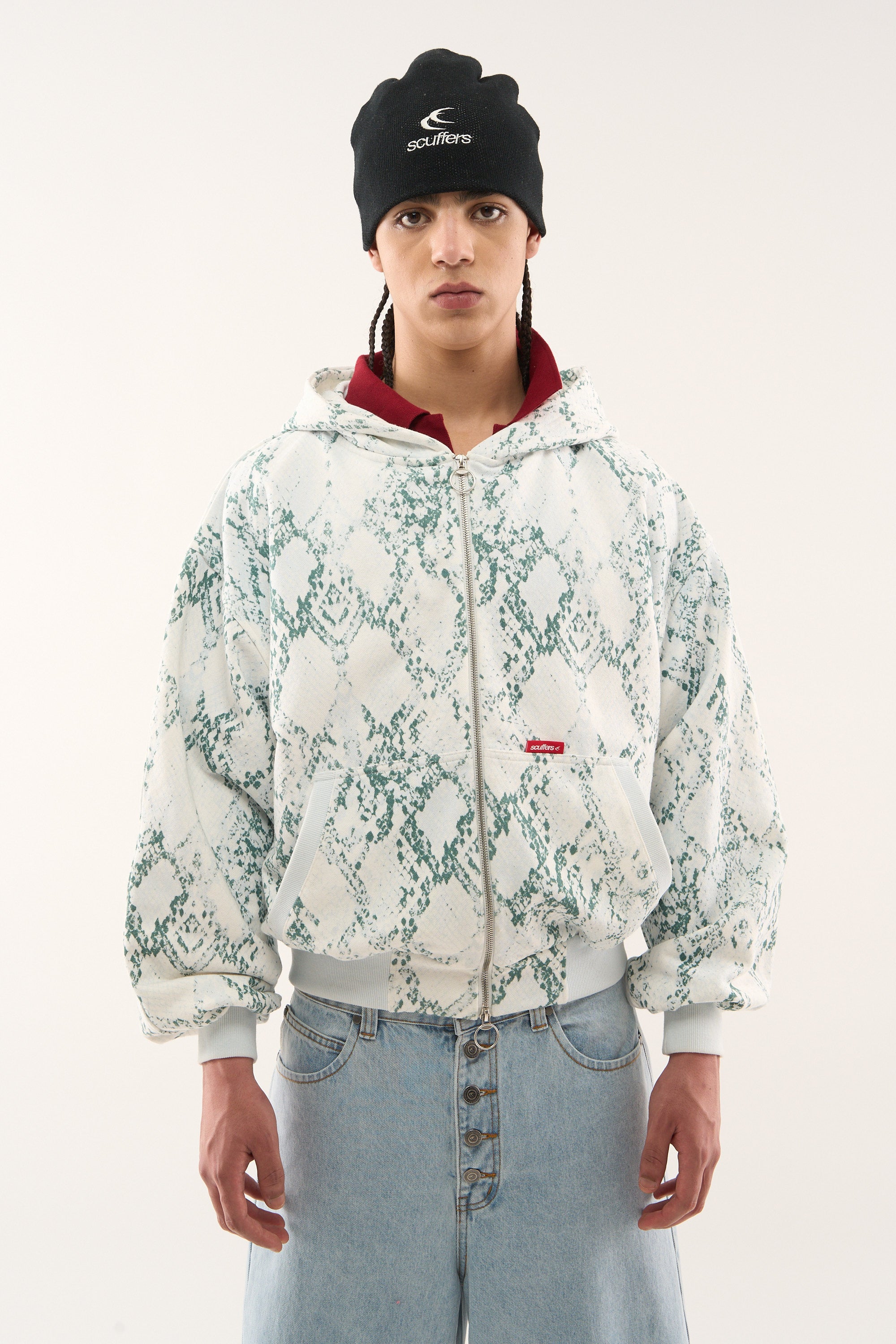 SCFF Blue Snake Zipper
