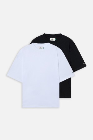 Scuffers Basic T-Shirt Pack T-Shirts B&W | GHWUIQM-79