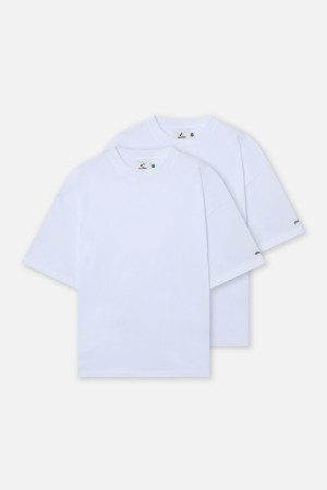 Scuffers Basic T-Shirt Pack T-Shirts White | NGOEIVC-02