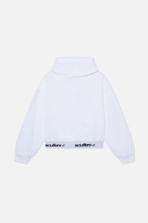 Scuffers Bedroom Hoodies White | IUMZWNE-78