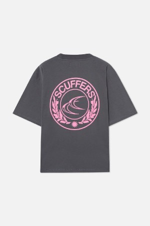 Scuffers CLG T-Shirts Grey | YBMCLEH-50