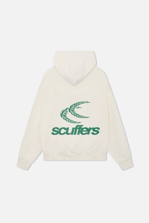 Scuffers Chester Hoodies Ecru | UNJHILS-58