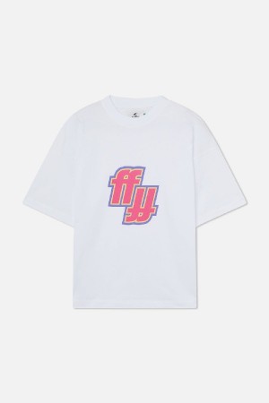 Scuffers Climax T-Shirts White | QXBVRSE-70