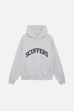 Scuffers College Hoodies Grey | LCQHGSY-86