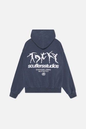 Scuffers Dancing Hoodies Navy | OVLRZSF-43