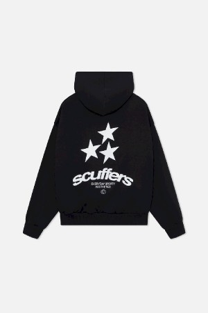 Scuffers ESA Hoodies Black | YIOFDKE-79