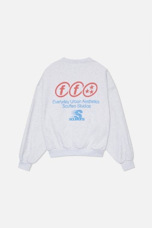 Scuffers FFS Crewneck Light Grey | CTDEPFZ-97