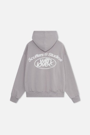 Scuffers FW-7 Hoodies Grey | PAHUYWX-01