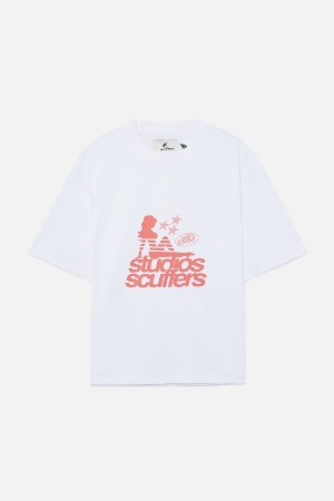 Scuffers GF T-Shirts White | LYJCVGX-16