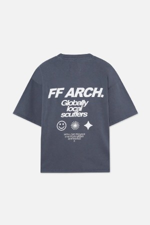 Scuffers GLS T-Shirts Navy | VAPCEZB-35