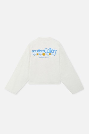 Scuffers Garden Sweatshirts Grey | QIVZFSK-89