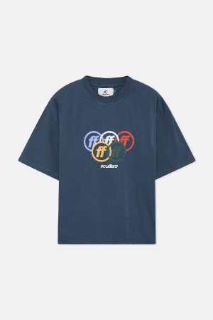 Scuffers Glory T-Shirts Navy | WTRFPOC-05