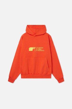 Scuffers Heat Hoodies Red | OFESIXW-62