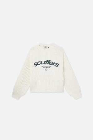 Scuffers Iconic Jersey Ecru | EBUTGQH-45