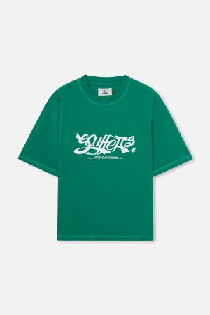 Scuffers Juicy T-Shirts Green | UKFZPVQ-06