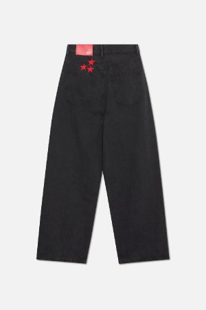 Scuffers Jumbo Pants Pants Washed Black | RDSCBFH-94