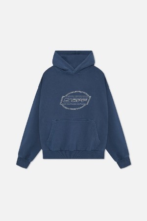 Scuffers Load Hoodies Navy | PYVAZBM-07