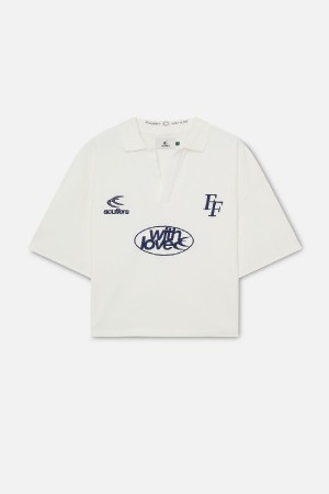 Scuffers Paris Polo White | NHKWQZJ-84