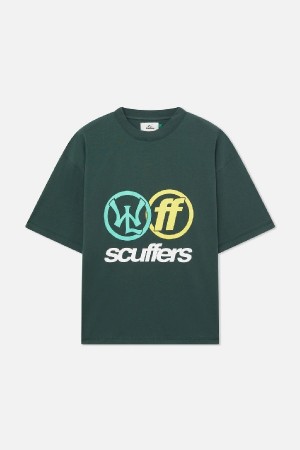 Scuffers Paris T-Shirts Green | PSQYKTD-45