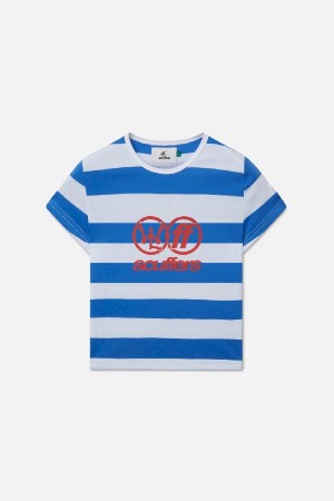 Scuffers Paris Top T-Shirts Navy Striped | UHXPTGM-91