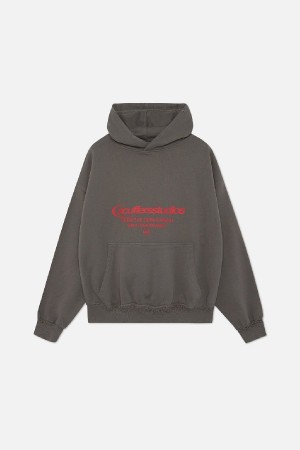 Scuffers Ripped Studios Hoodies Granite | RUTXFPI-45