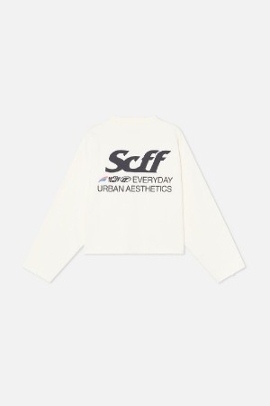 Scuffers SCFF Crewneck Ecru | YZHMBKG-75