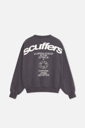 Scuffers SSS Crewneck Navy | WGLYABO-28