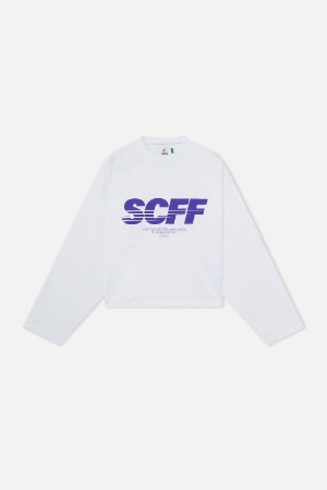 Scuffers SSS SCFF Longsleeve Long sleeve White | QHYVUCN-38