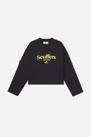 Scuffers Scff Madrid Sweatshirts Navy | QMZOWXE-19