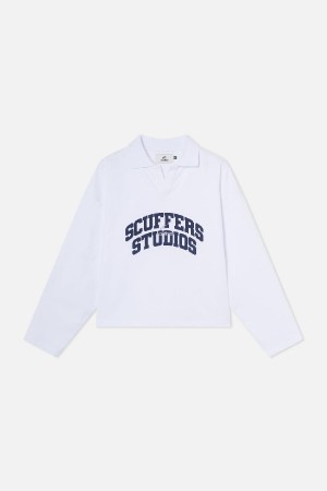 Scuffers Semi Polo White | HGCLTBD-08