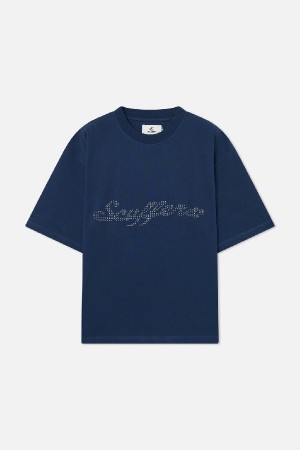 Scuffers Shyne T-Shirts Blue | CRIDUOM-63