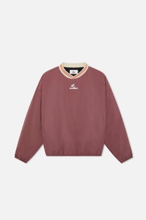 Scuffers Sports Tech Crewneck Burgundy | RFWMZTA-81