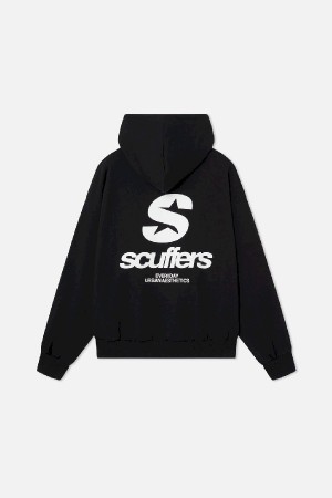 Scuffers Starnova Hoodies Black | EHMVAIT-28