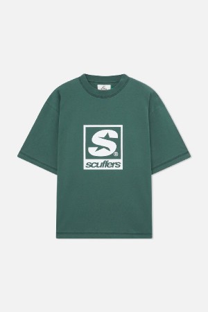 Scuffers Starnova T-Shirts Green | EFIZDPS-50