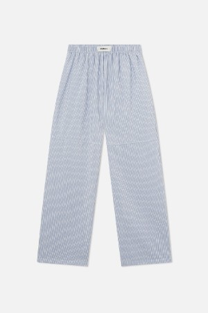 Scuffers Striped Pants Blue | TYZFOCU-75