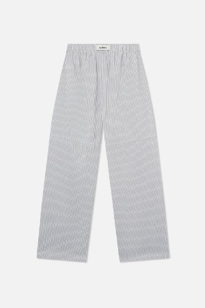 Scuffers Striped Pants Grey | EHVKWSY-58