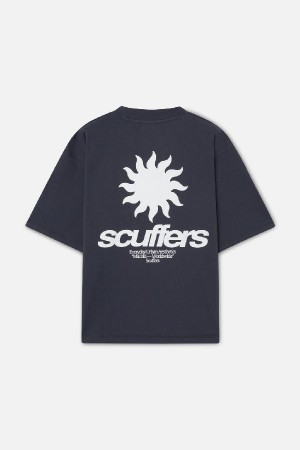 Scuffers Tarifa T-Shirts Navy | NAPIUSW-26