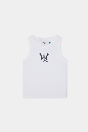 Scuffers With Love Tank Top White | ACYQFBP-87