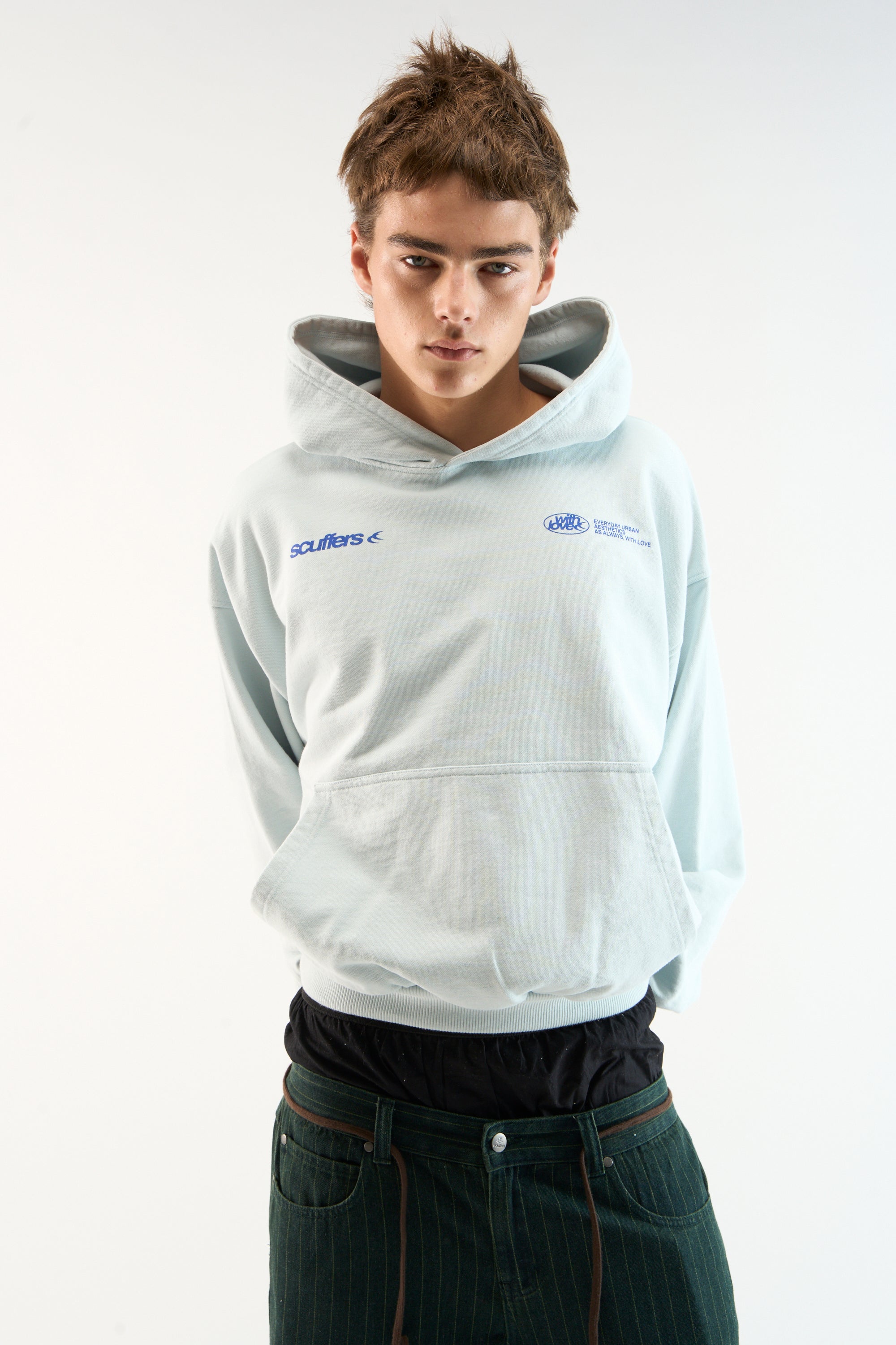 Sign Light Blue Hoodie
