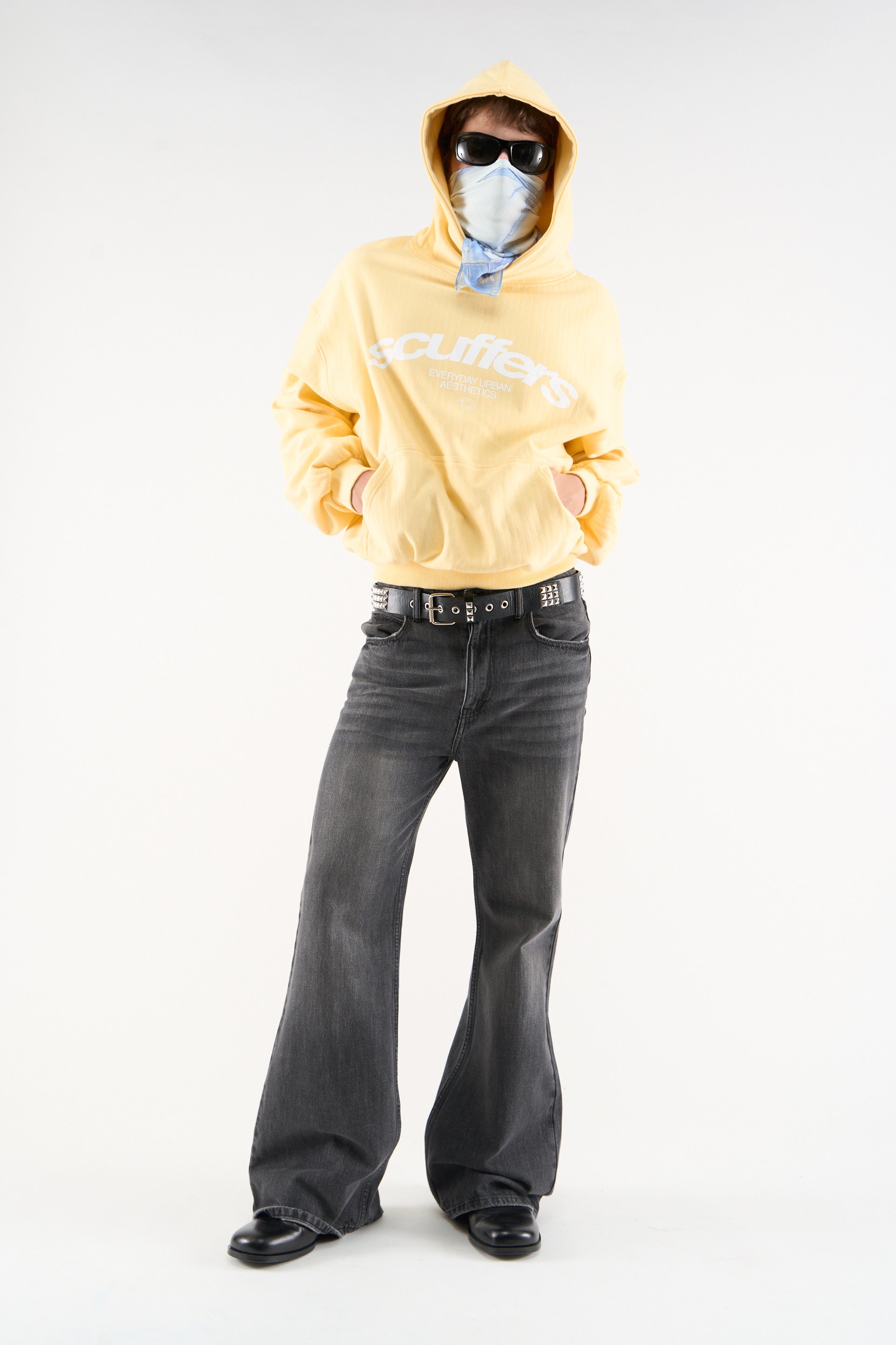 Iconic Yellow Pinstripe Hoodie