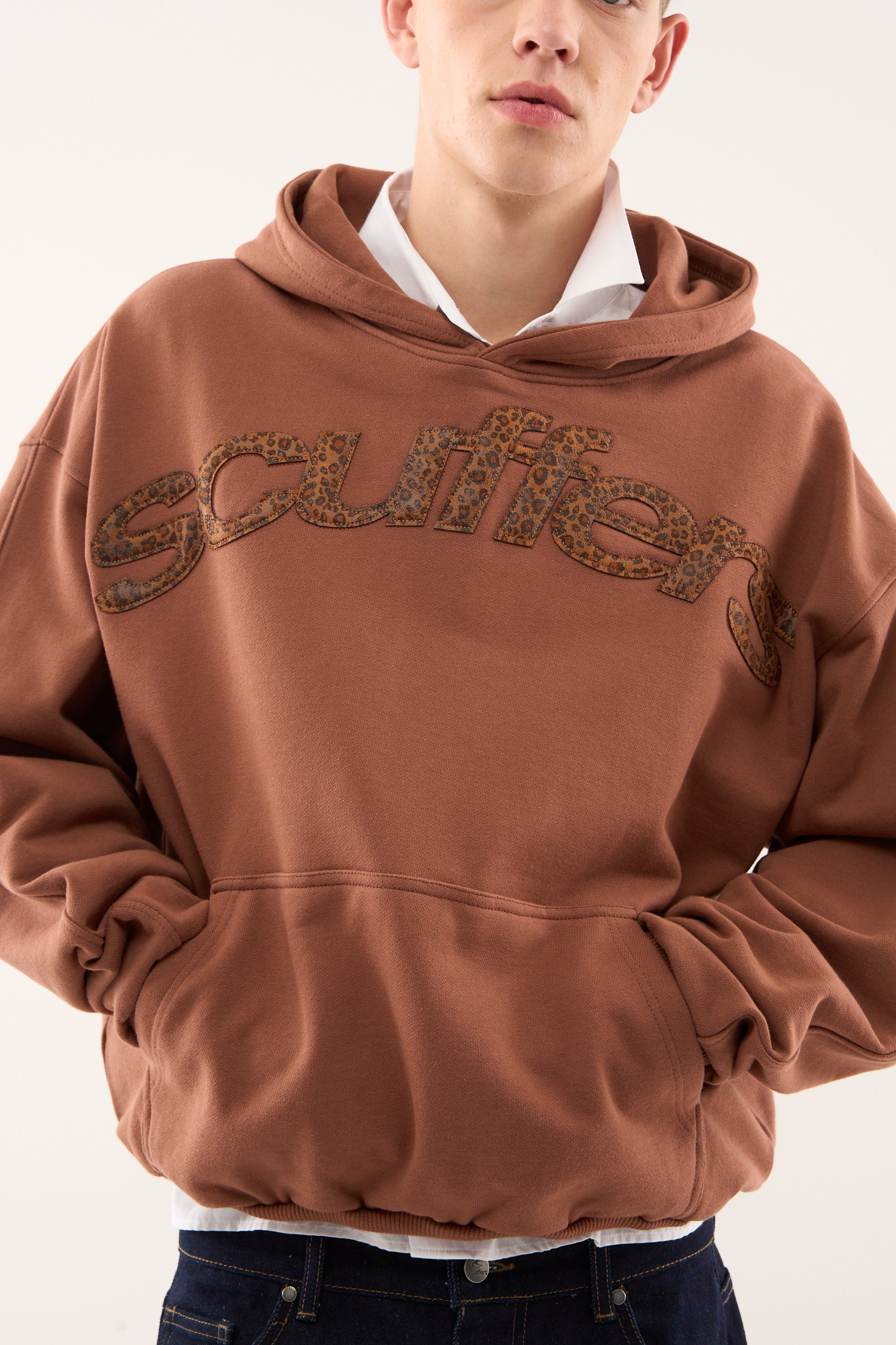 Animal Brown Hoodie