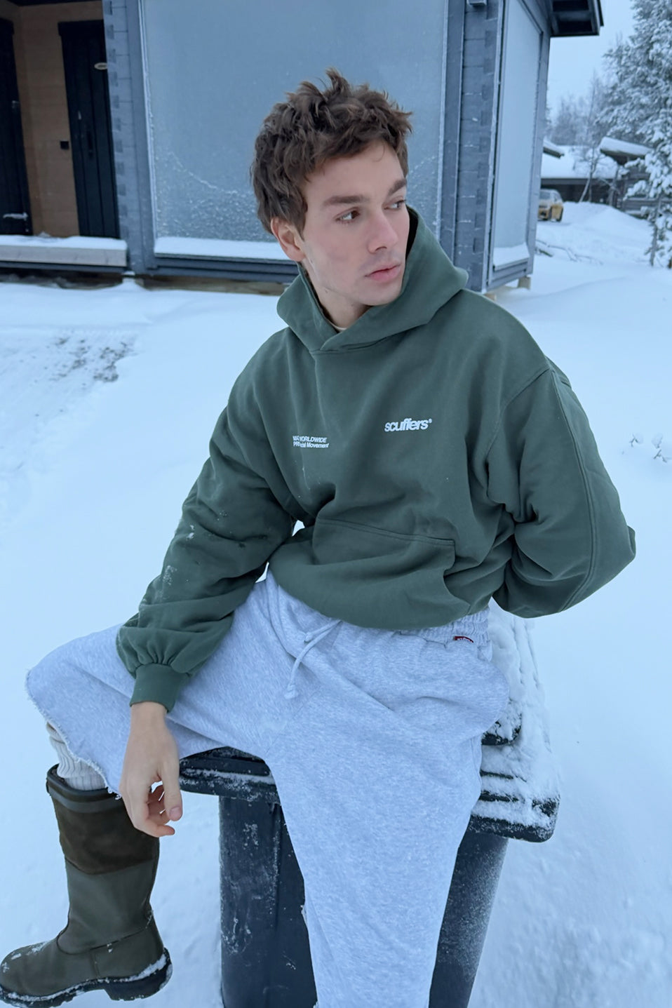 Worldwide Green Hoodie