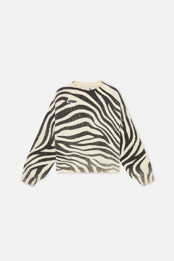 Scuffers Amore Knit Knitwear Zebra | OCPWLQU-03