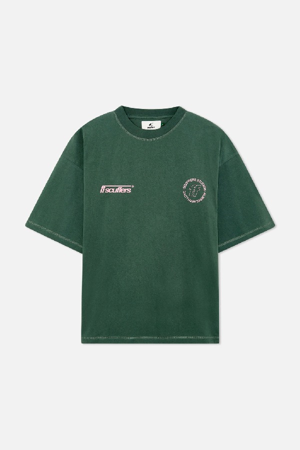 Scuffers Billy T-shirt T-Shirts Green | FEAOVXU-72