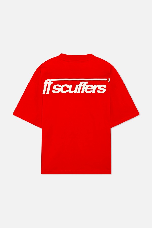 Scuffers Billy T-shirt T-Shirts Red | NZBVXJS-73