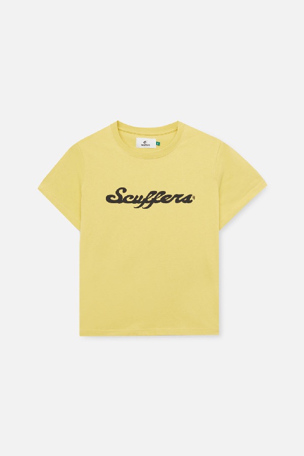 Scuffers Bubble Top T-Shirts Yellow | SFKZBHQ-54