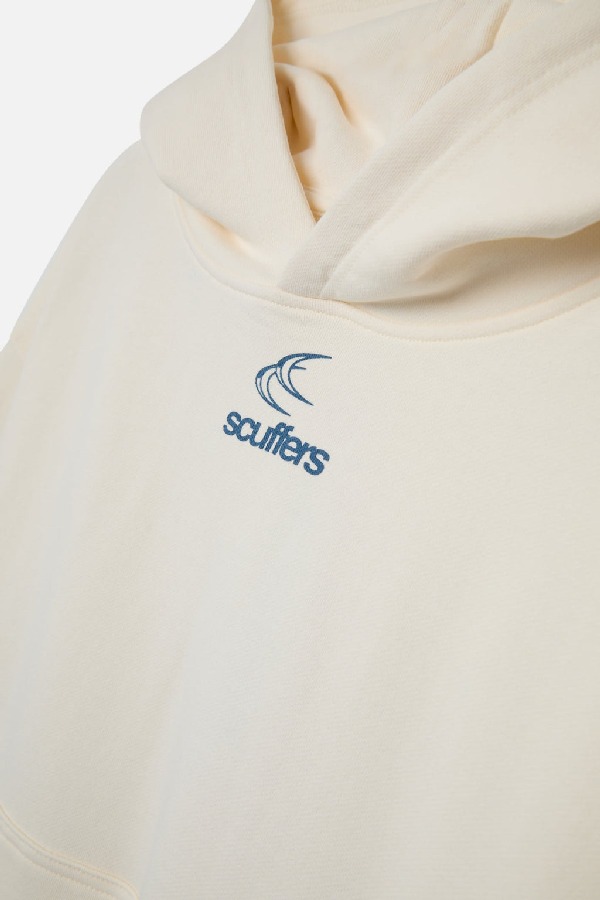 Scuffers CLG Hoodies Ecru | GWJMBNP-36