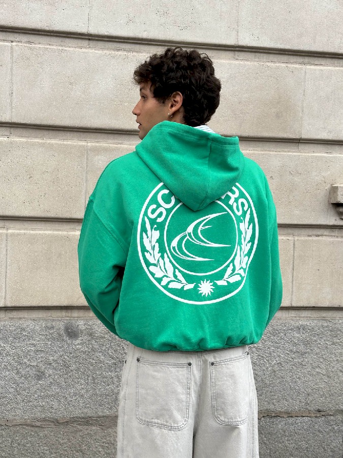 Scuffers CLG Hoodies Green | LNVHOAG-70