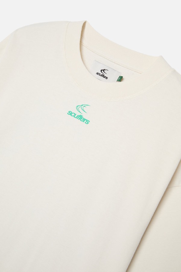 Scuffers CLG T-Shirts Ecru | ZSVLINH-95